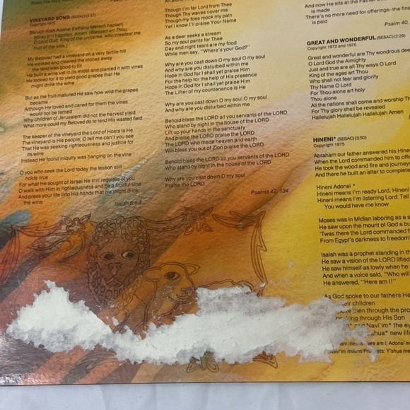 Liberated Wailing Wall Messianic Way 1984 Jews For Jesus Vinyl Record LP - Picture 13 of 13